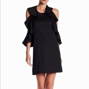DO + BE | Cold Shoulder Black Dress | LBD